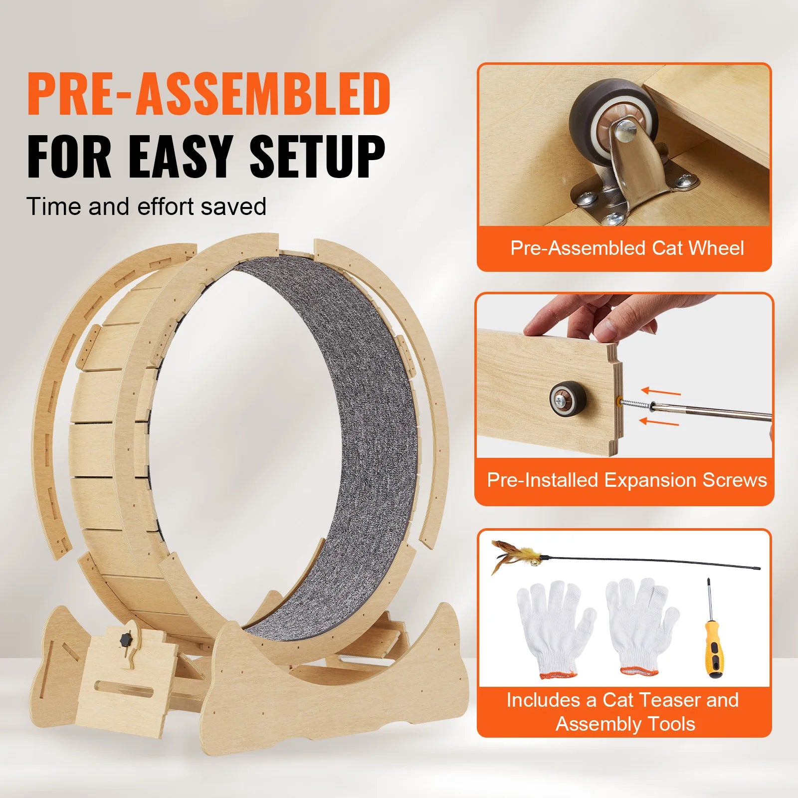 VEVOR Cat Exercise Wheel - We Have the Goodies 