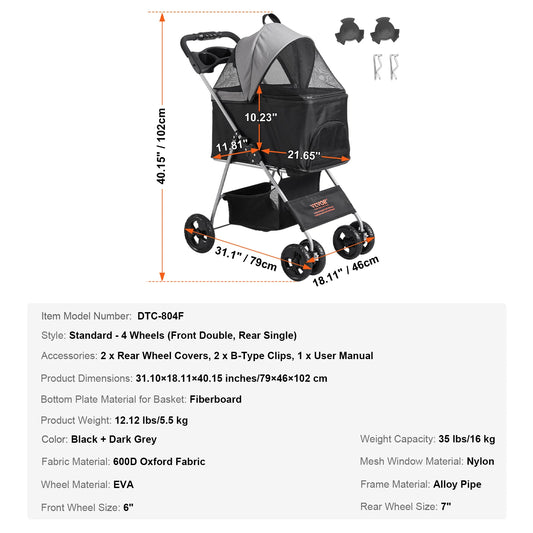 Pet Dog Stroller - We Have the Goodies 