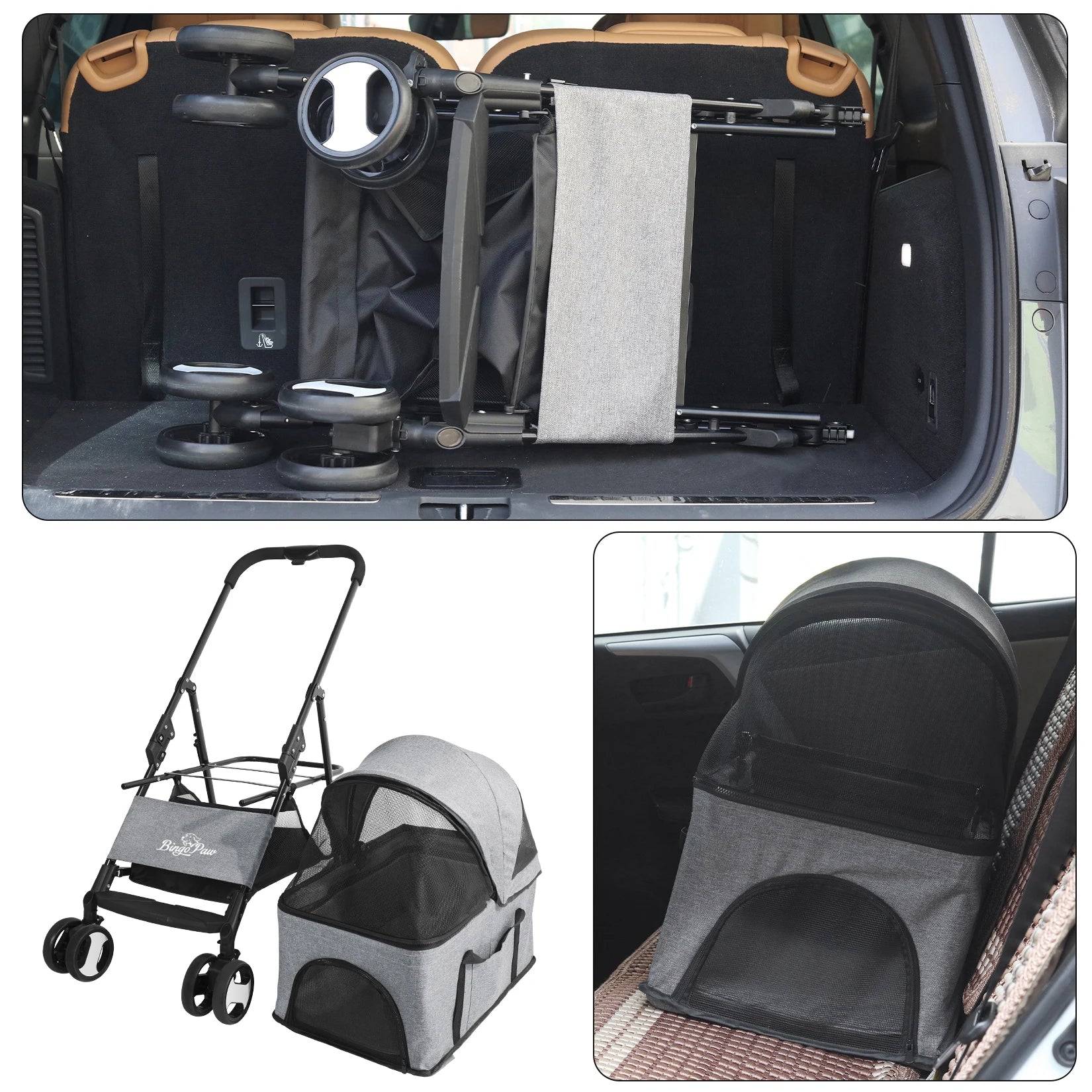 Foldable Pet Stroller - We Have the Goodies 