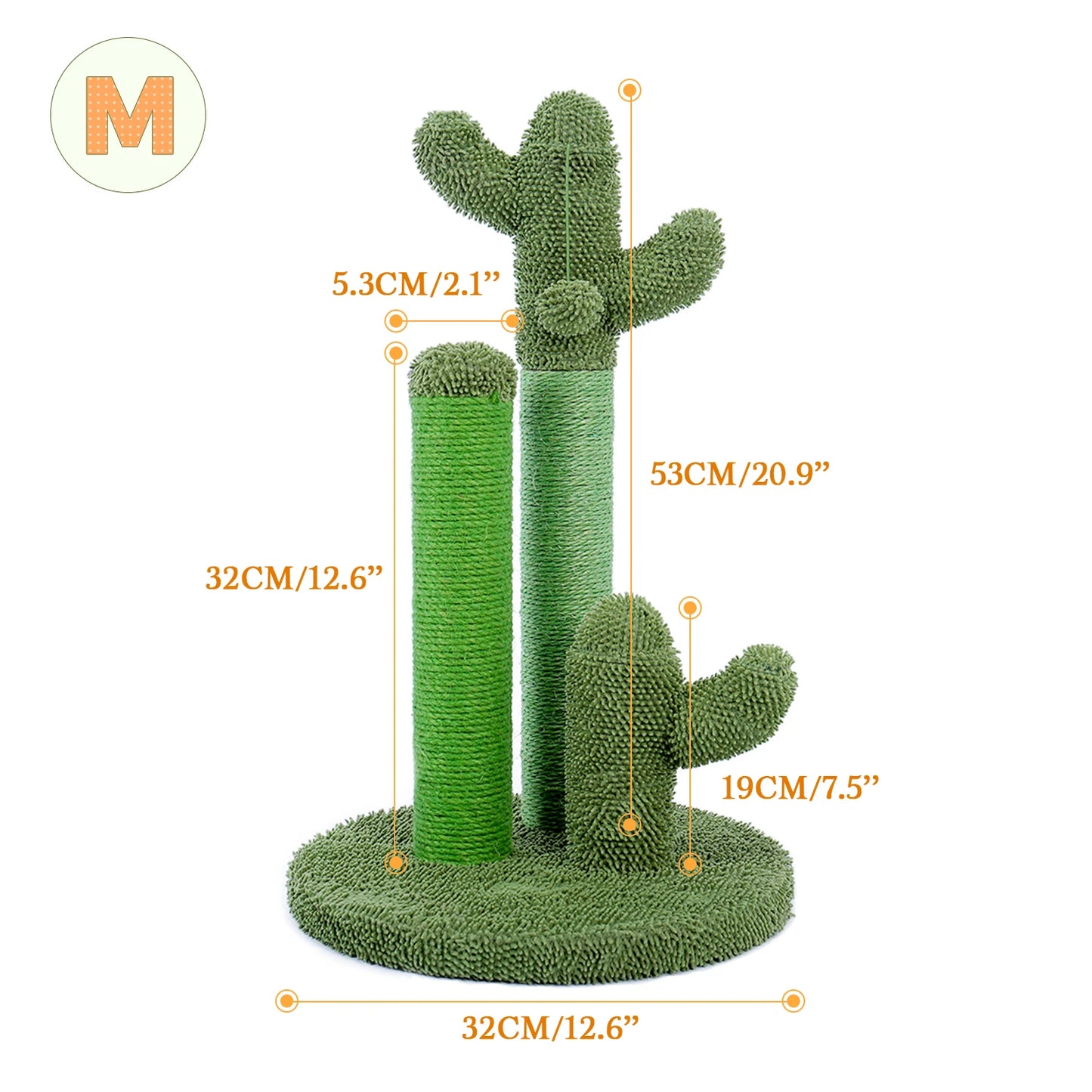 Cat Scratching Post with 3 Scratching Poles