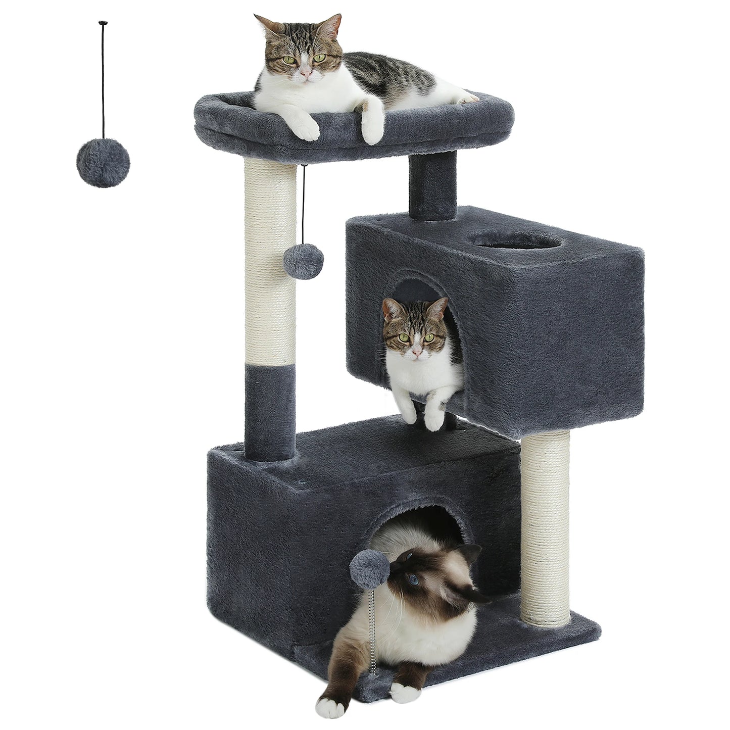 Cat Tree with Detachable Top Perch