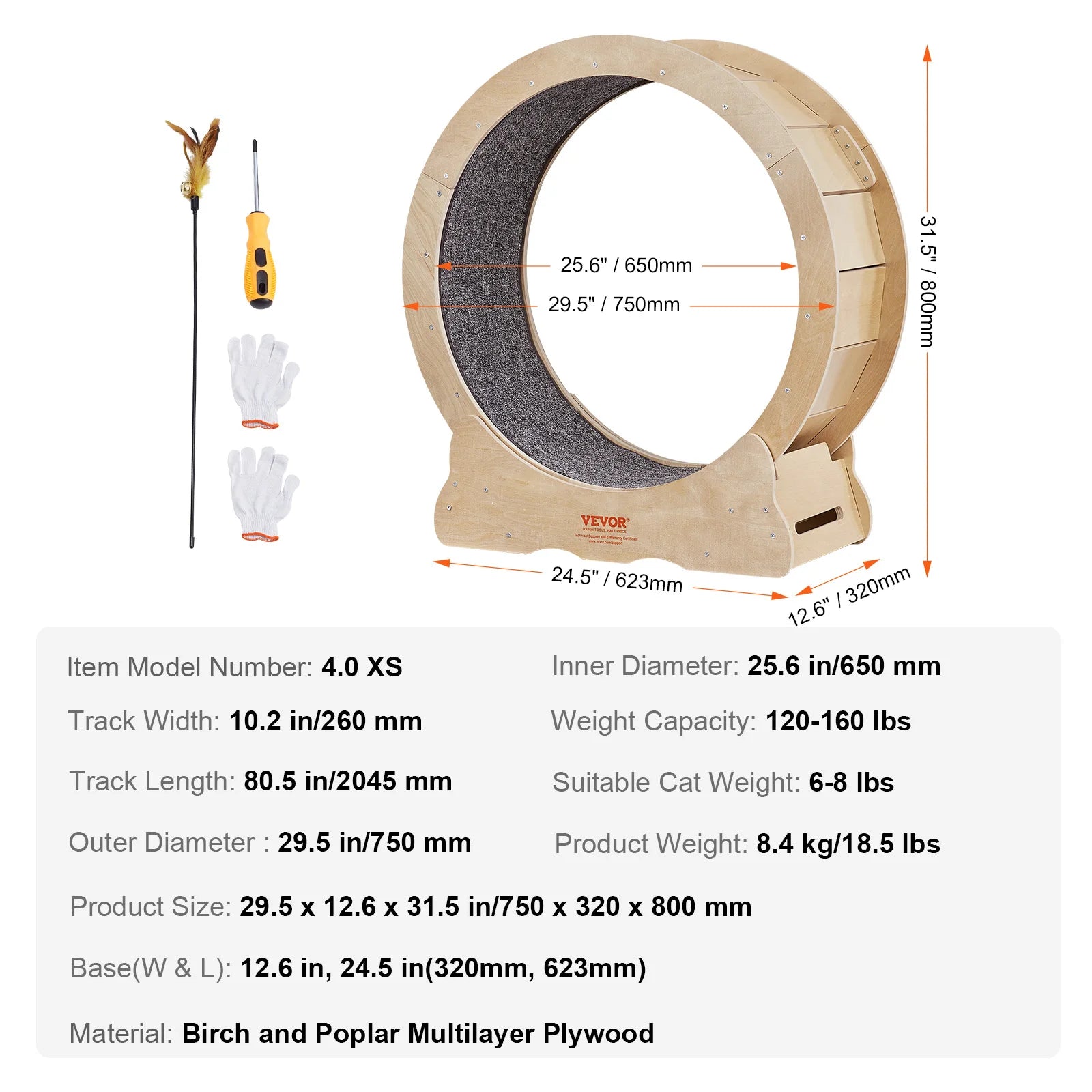 VEVOR Cat Exercise Wheel - We Have the Goodies 