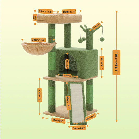 Cactus Cat Tree Multi-Level