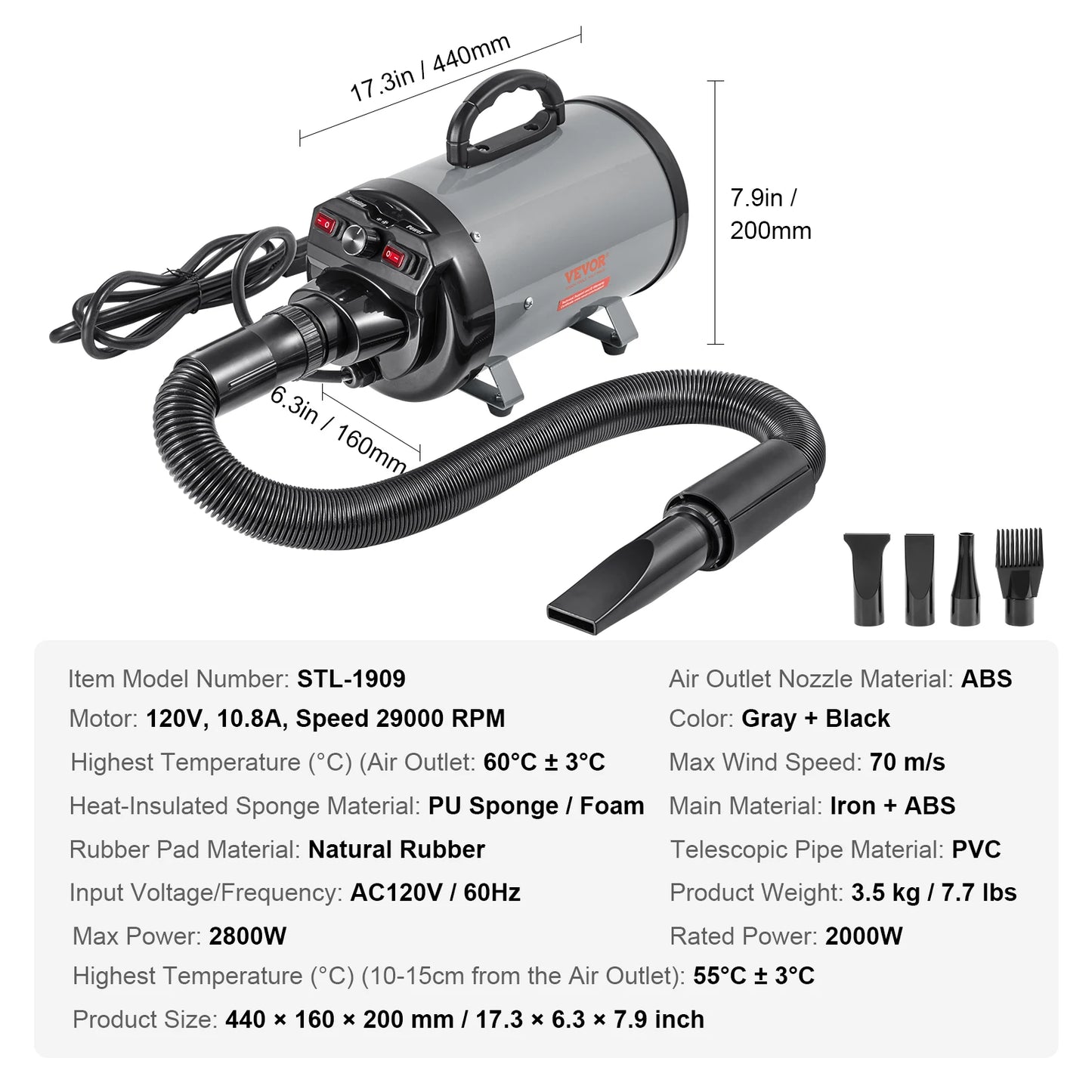 Pet Blow Dryer - We Have the Goodies 