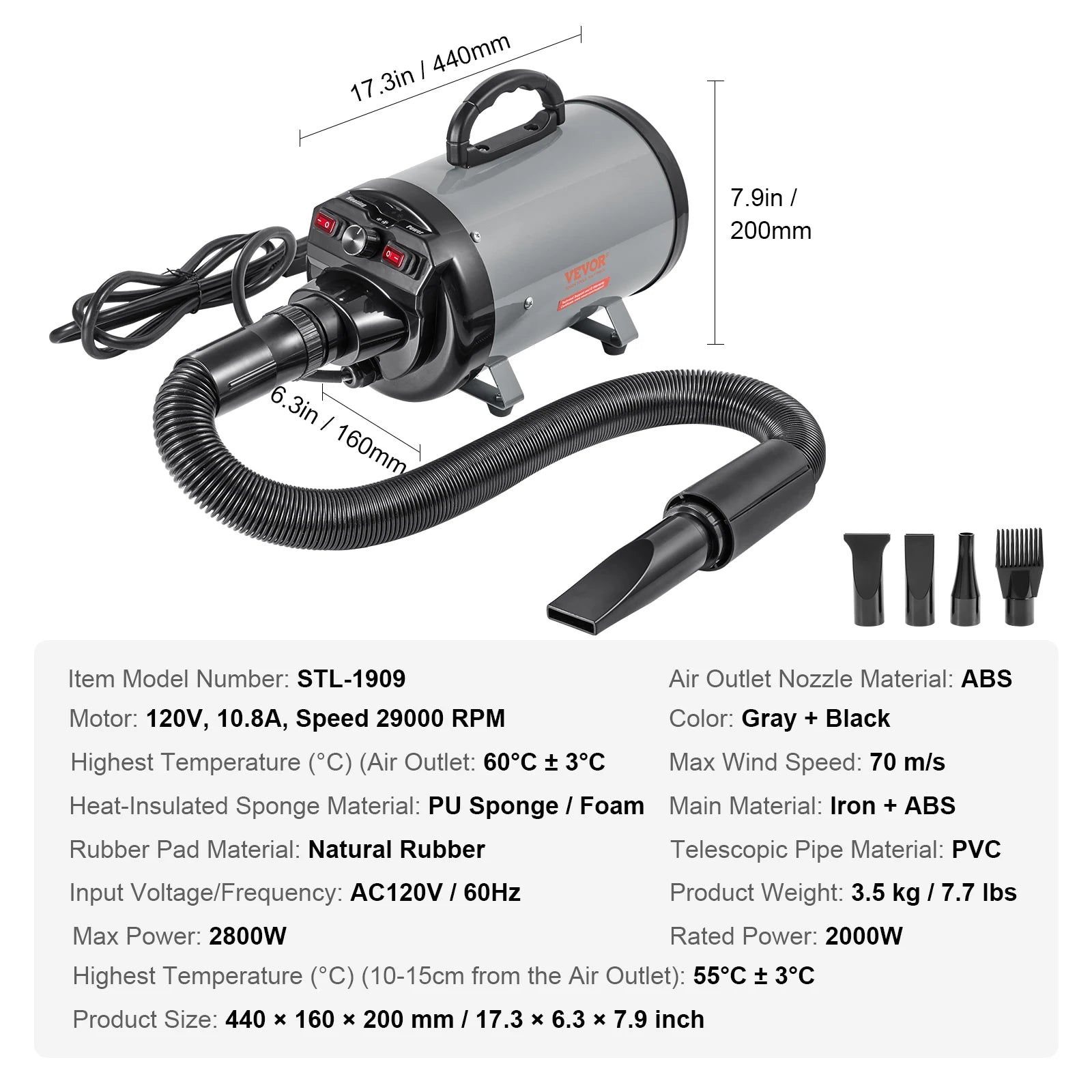 Pet Blow Dryer - We Have the Goodies 