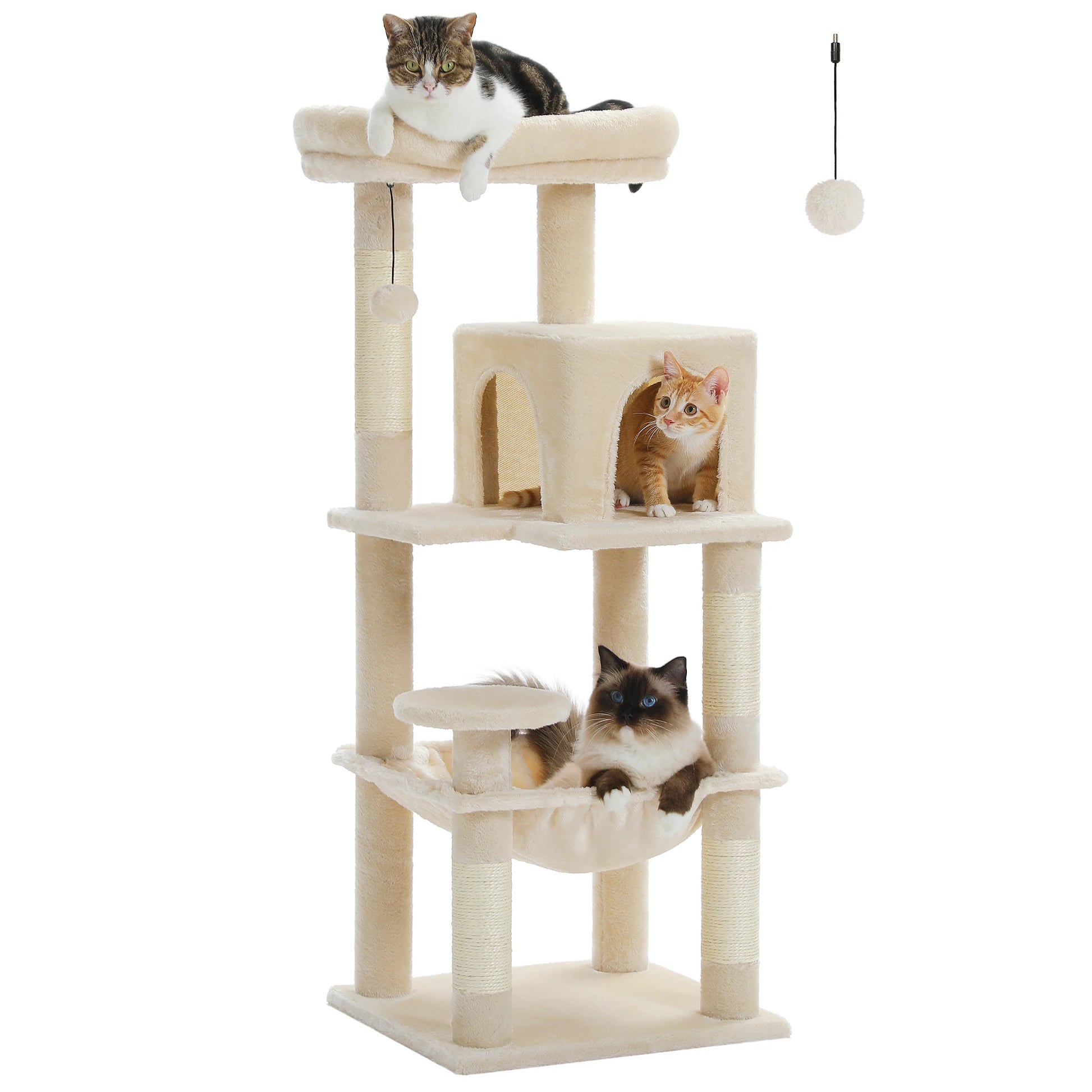 Cat Tree with Big Top Perch - We Have the Goodies 