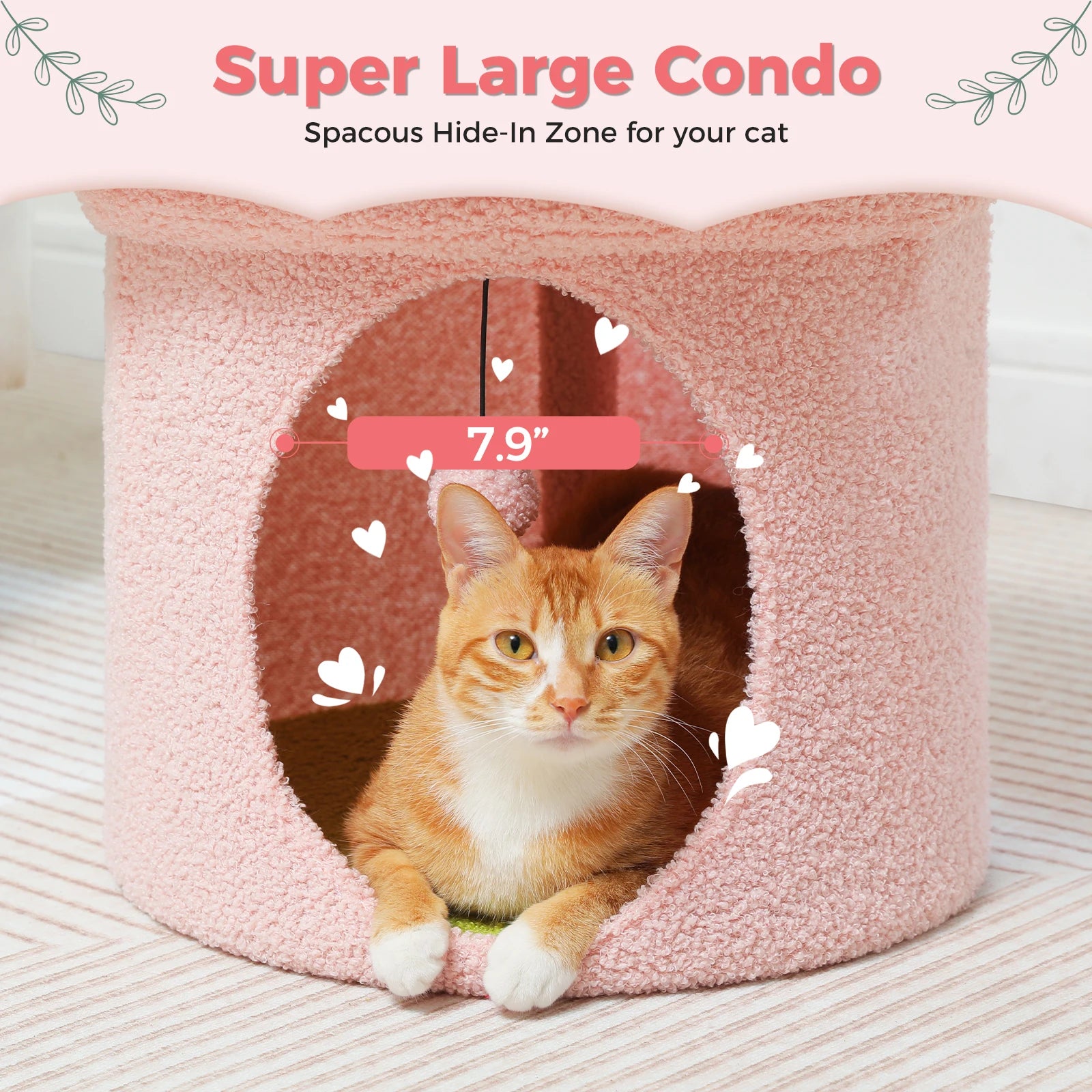 Cat Bed with removable flower bed - We Have the Goodies 