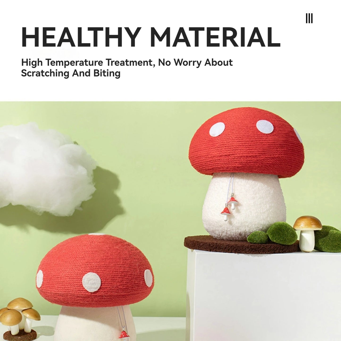 Red Mushroom Scratching Post