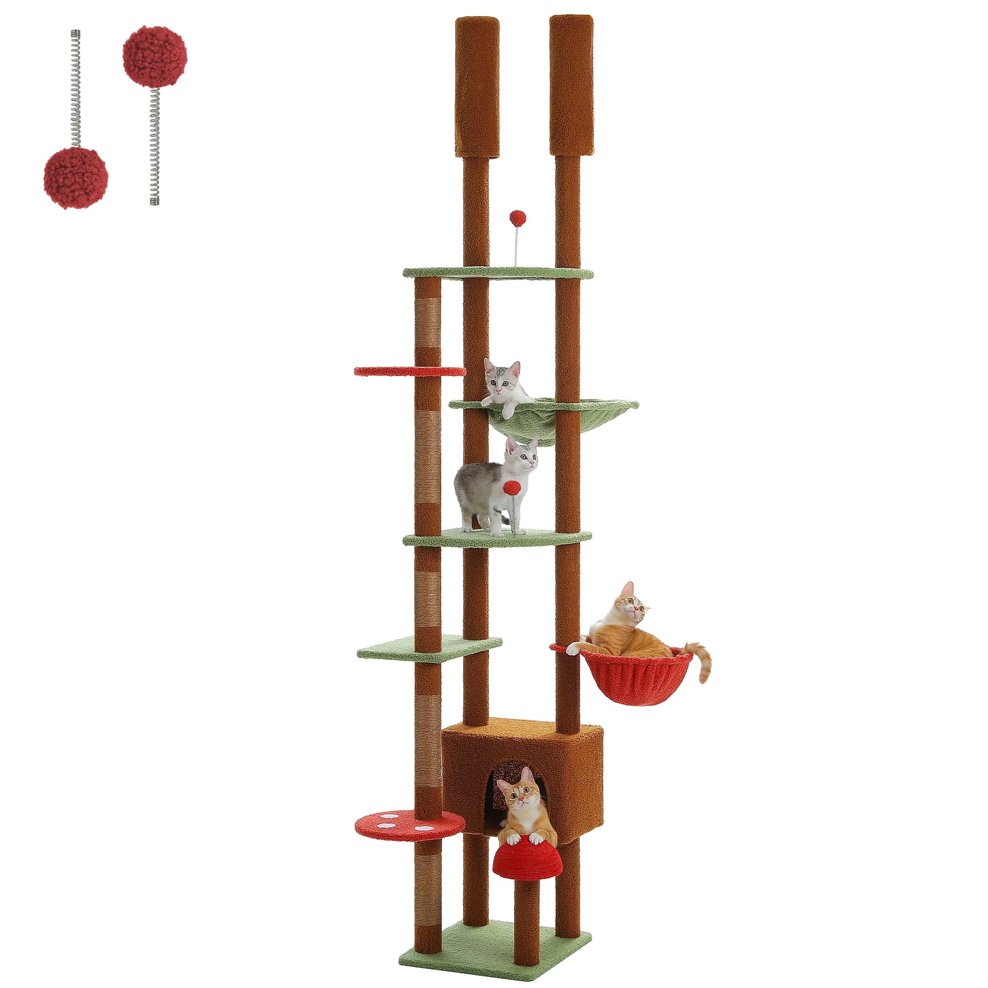 Cat Tree Floor to Ceiling - We Have the Goodies 
