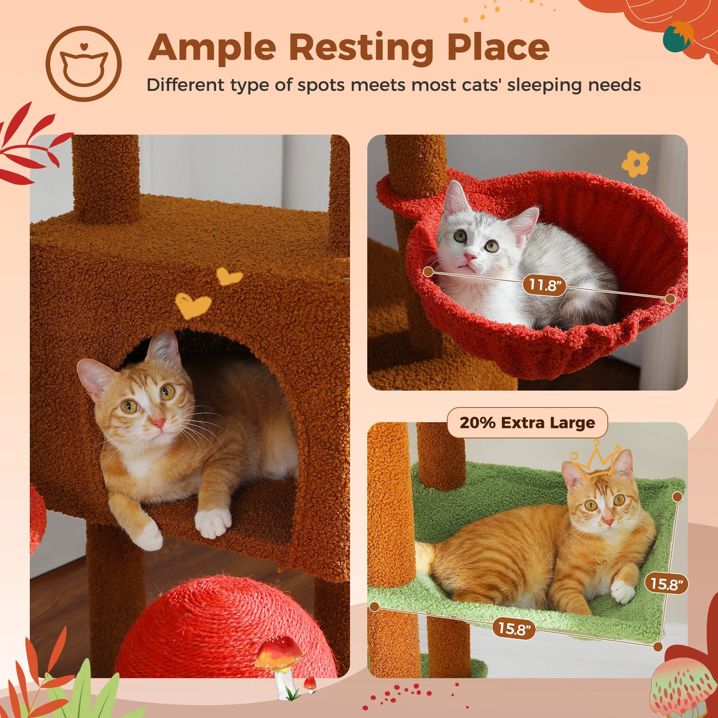 Cat Tree Floor to Ceiling - We Have the Goodies 