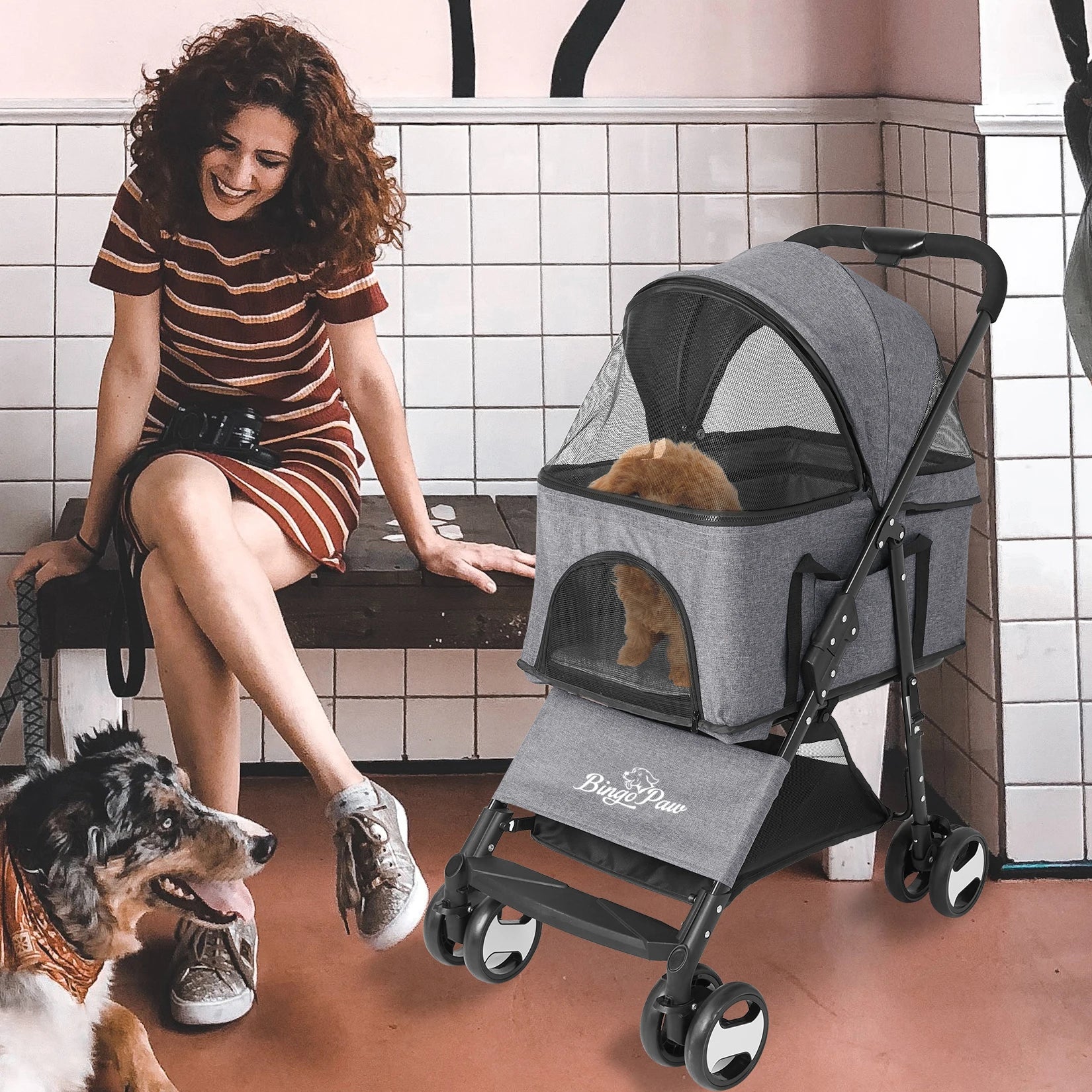 Foldable Pet Stroller - We Have the Goodies 