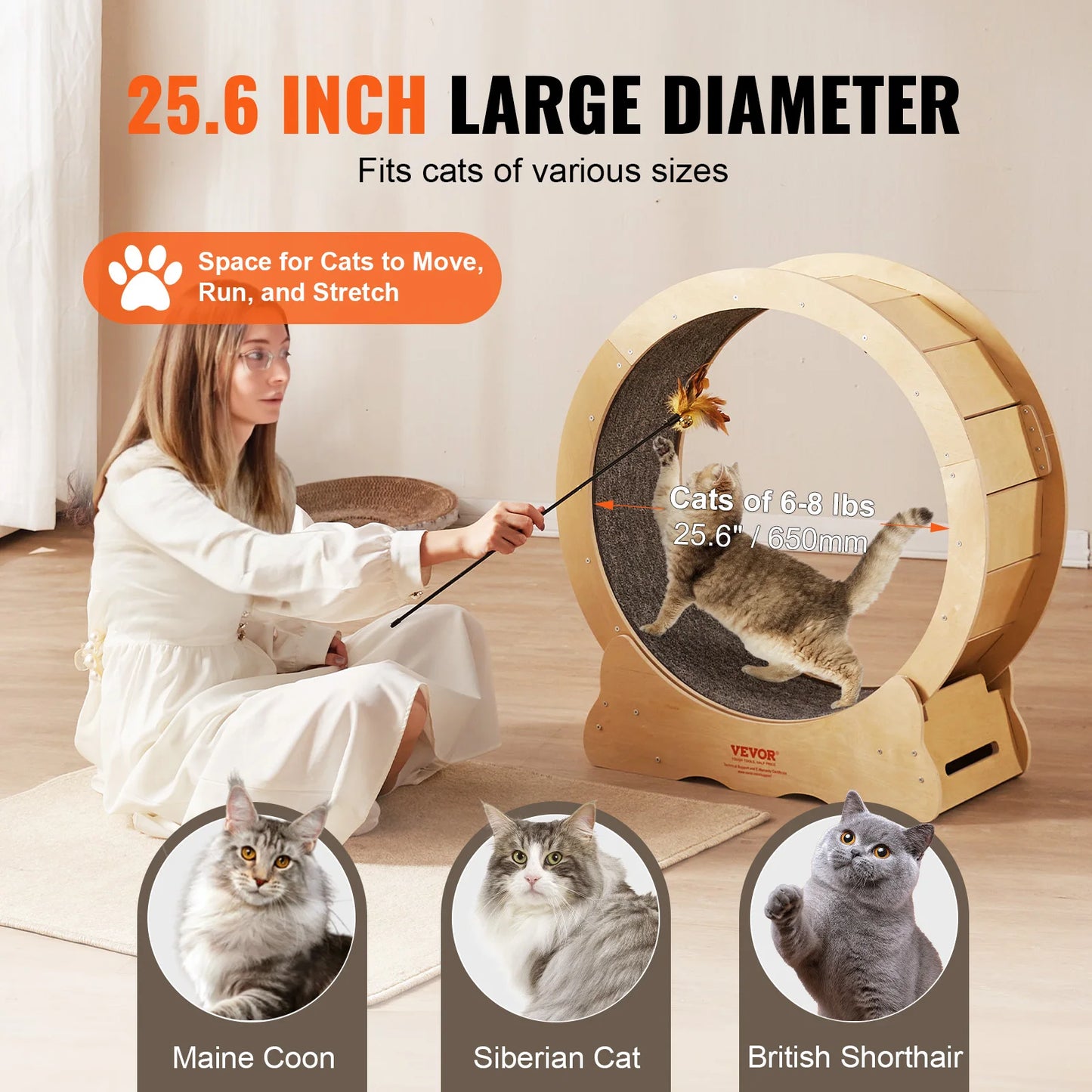 VEVOR Cat Exercise Wheel - We Have the Goodies 