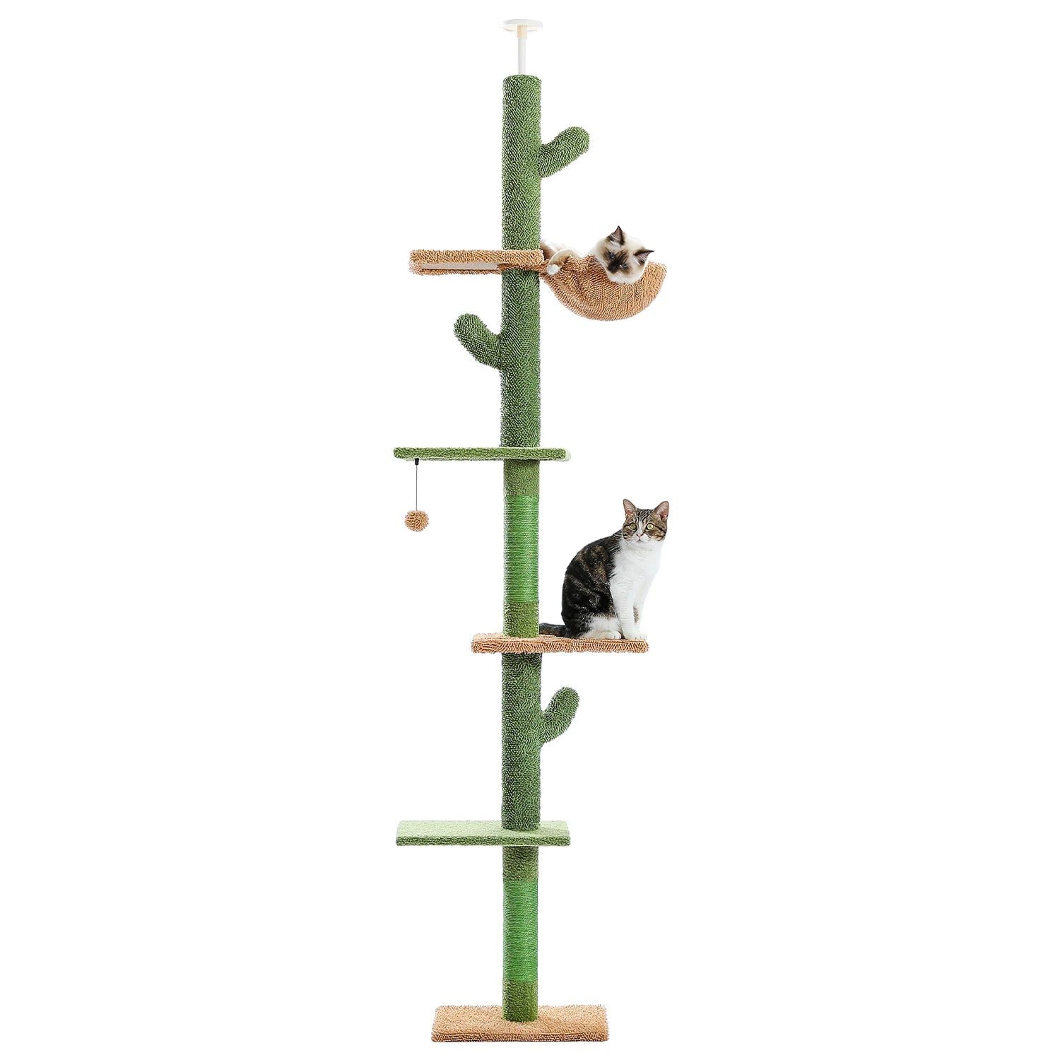 Cat Tree 5-Tier Floor to Ceiling - We Have the Goodies 